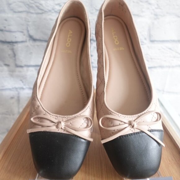 Aldo Braylynn Leather Ballerina Flats - Picture 2 of 8